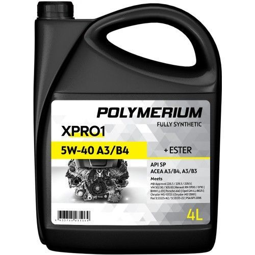 POLYMERIUM 5W-40 Масло моторное, Синтетическое, 4 л #1