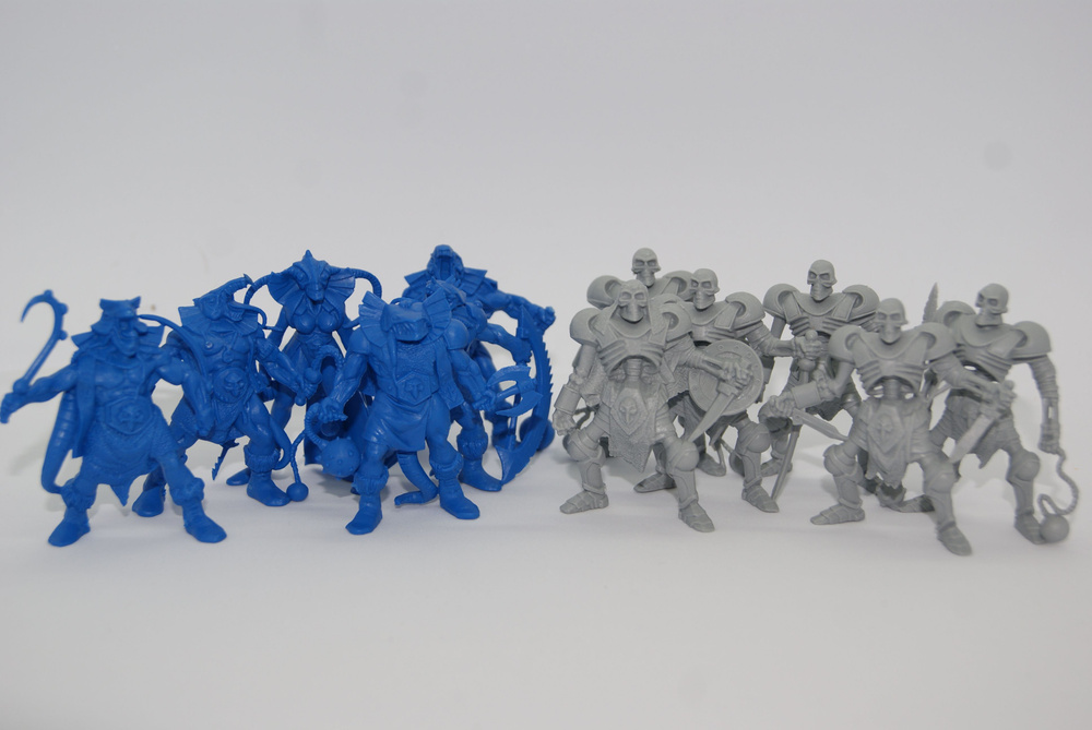 Набор коллекционных солдатиков Скелеты и Ящеры - 12 фигур - купить с ...