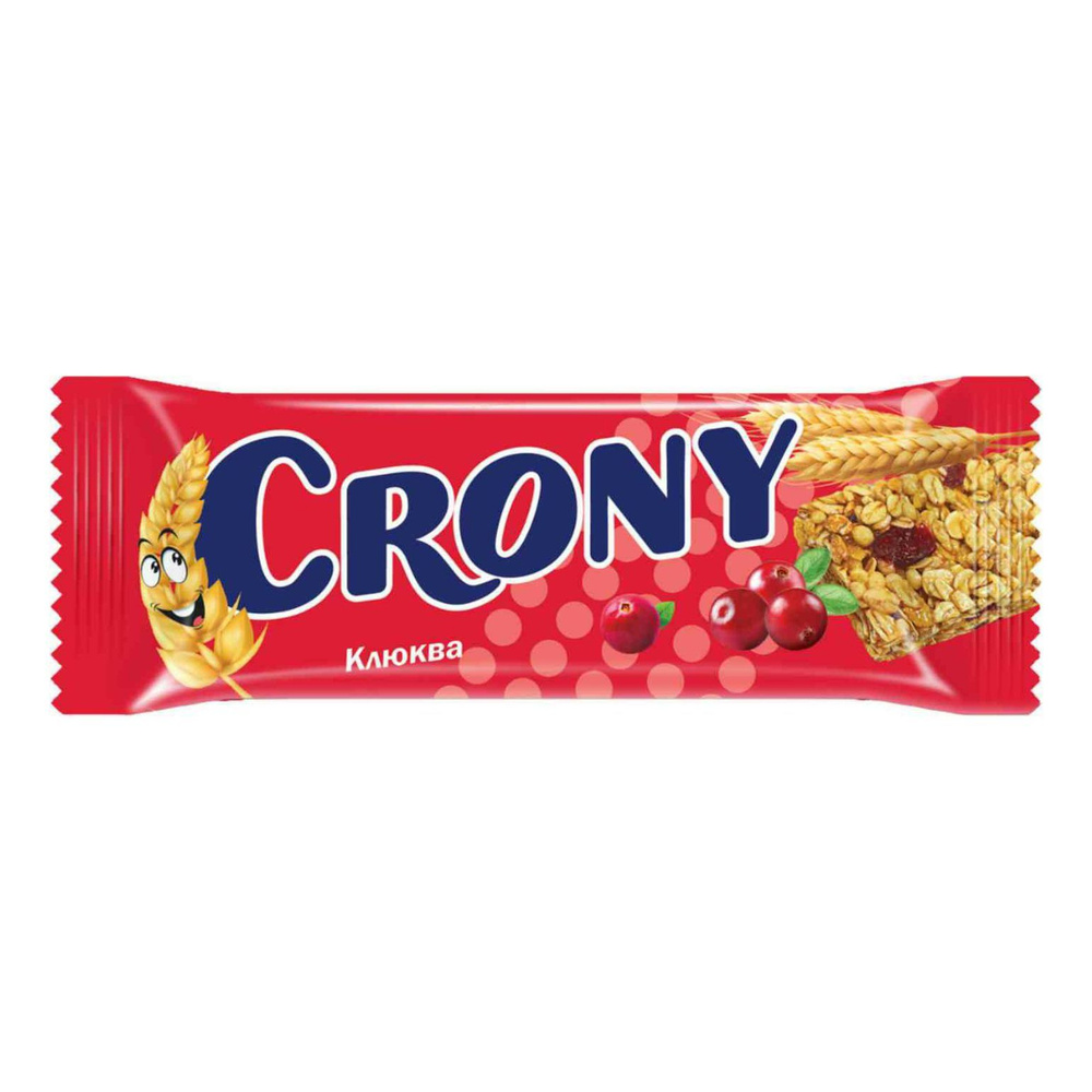 Батончик-мюсли Crony клюква, комплект: 7 упаковок по 50 г #1