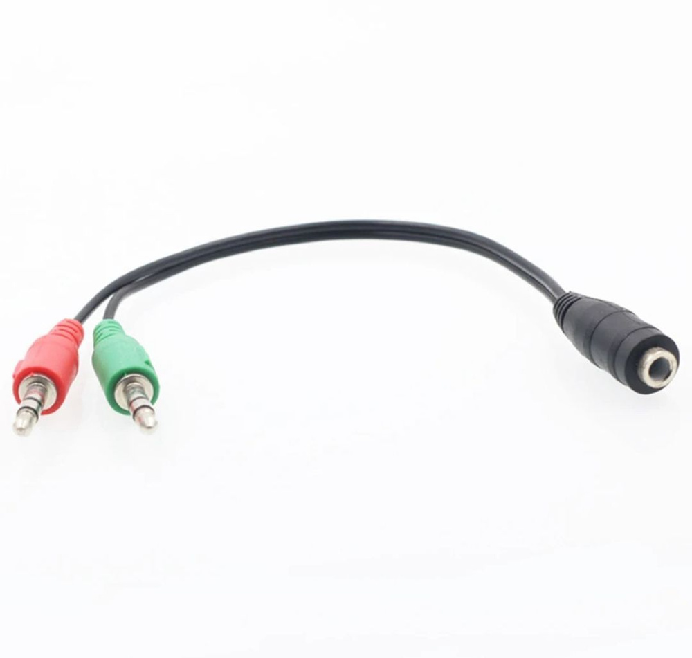 Кабель 3.5 мм AOAT Универсальный стерео аудио разъем 3,5 мм на 2 ...