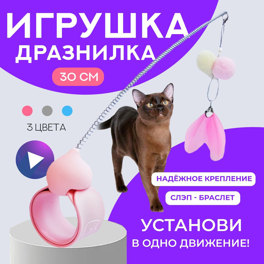 Игрушка для кошек, Дразнилка - купить с доставкой по выгодным ценам в  интернет-магазине OZON (913985952)