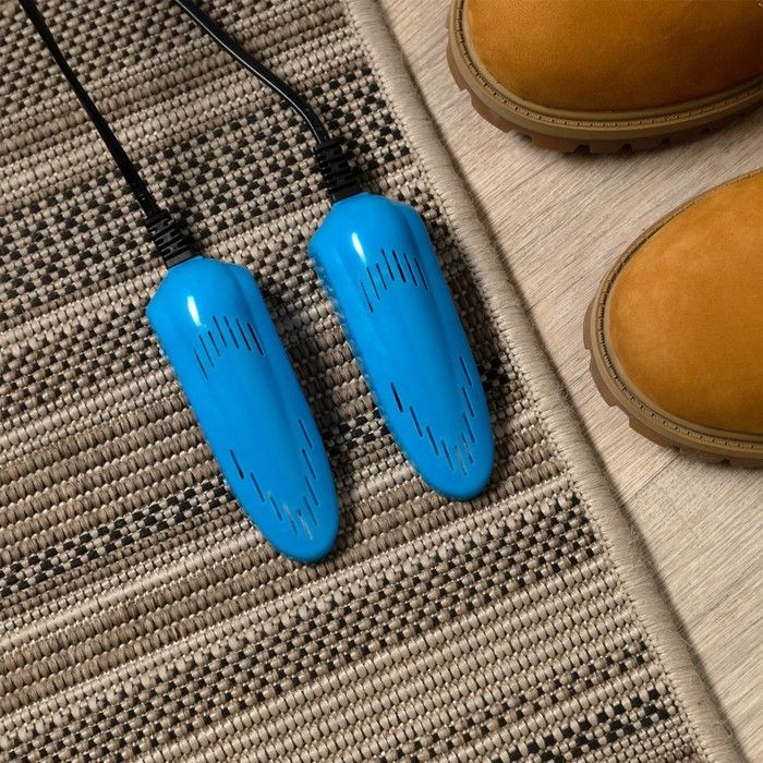 Сушилка для обуви Luazon LSO-08, 11 см, детская, 12 Вт, индикатор, синяя  #1
