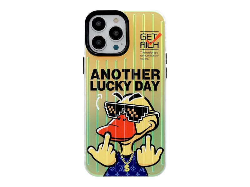 Чехол для iPhone 13 Pro 6.1" "ANOTHER LUCKY DAY" Силиконовый противоударный  #1