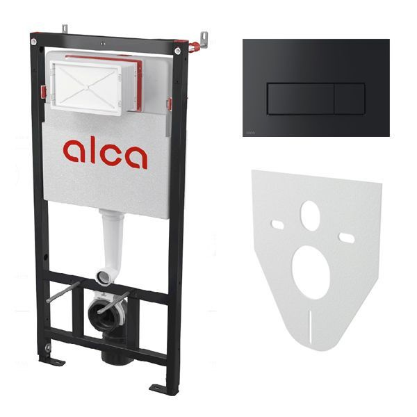 Готовый комплект инсталляция с кнопкой смыва AlcaPlast AM101/1120-4:1 RU M578-0001  #1