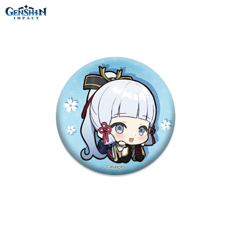 Значок Chibi Expressions Character Can Badge Kamisato Ayaka 6974696611281 #1