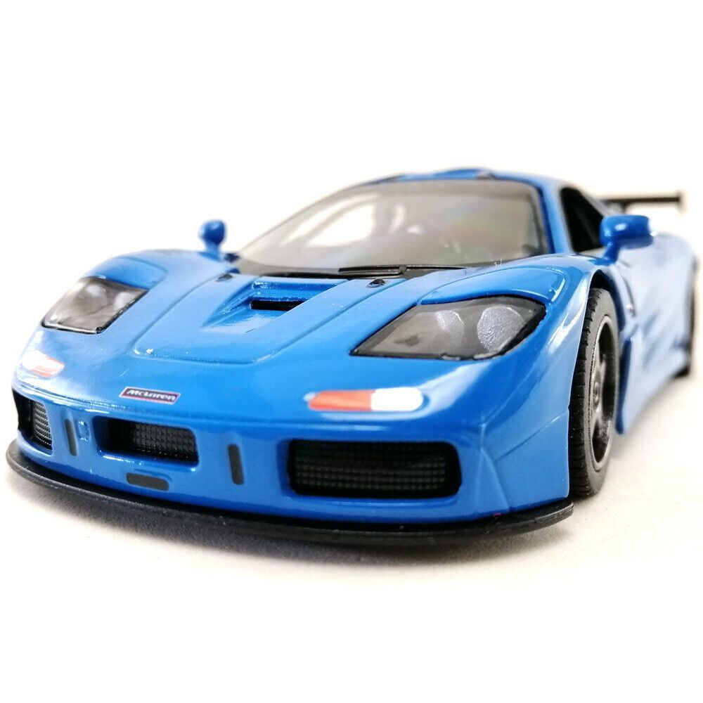 Машинка металлическая Макларен McLaren F1 GTR 1995 Kinsmart 1:38 5411DKT инерционная, цвет Синий  #1