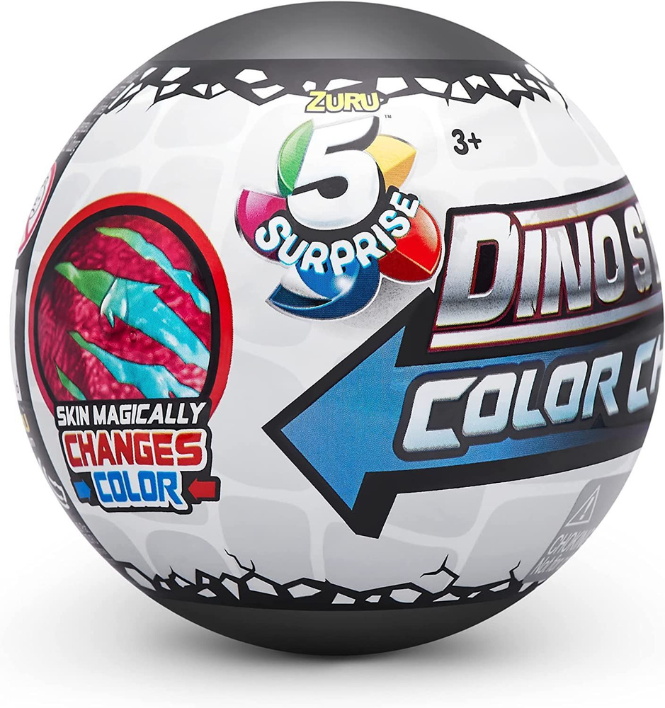 Игрушка-сюрприз Зуру Динострайк шар / Zuru Dino strike color change серия 5  (5 сюрпризов) - купить с доставкой по выгодным ценам в интернет-магазине  OZON (959315834)