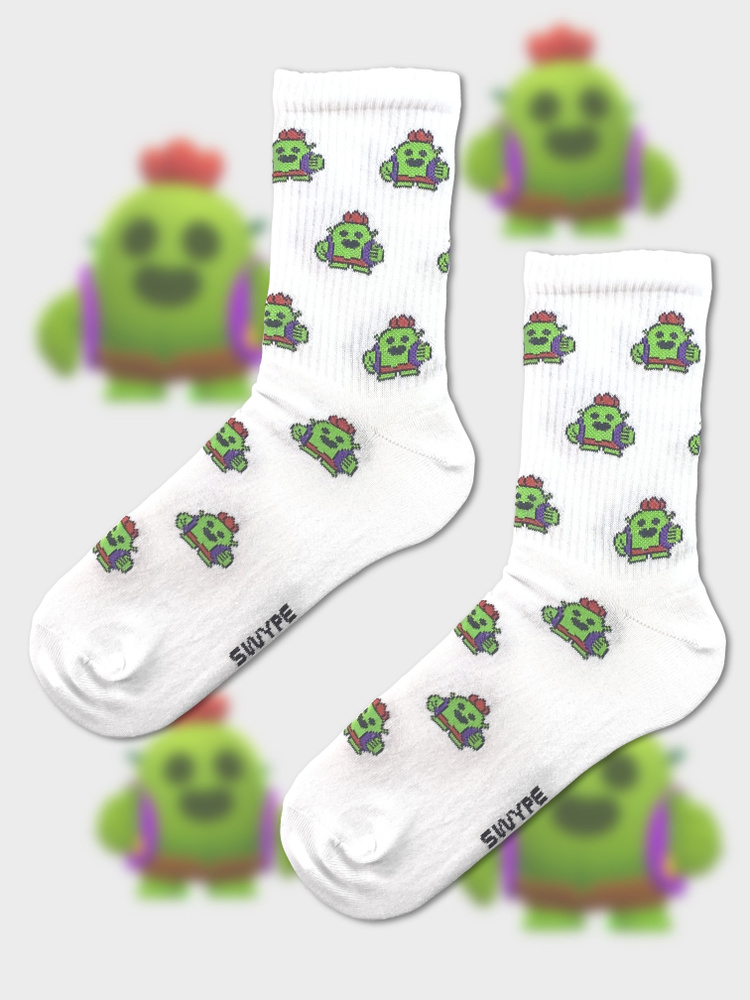 Носки SWYPE socks Бравл Старс, 1 пара #1