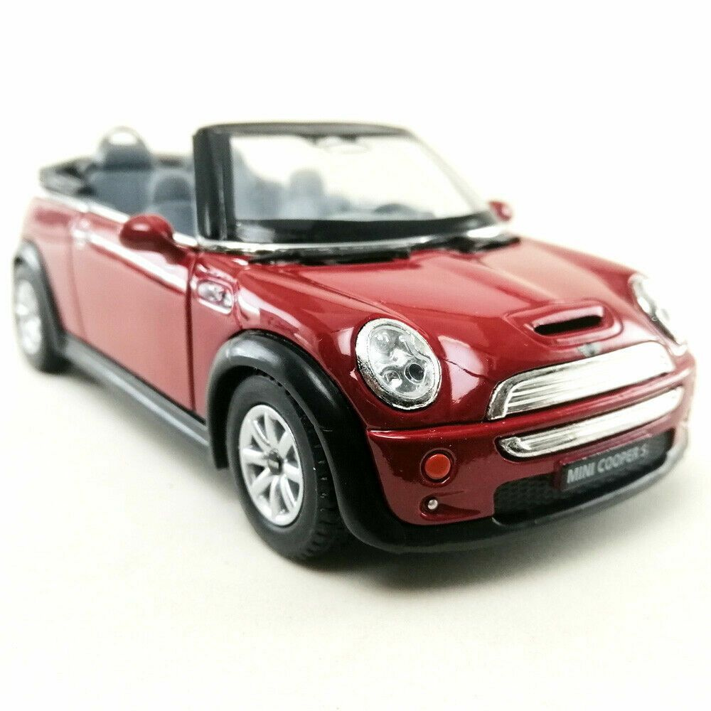 Машинка металлическая Kinsmart 1:28 MINI Cooper S Cabrio (Мини Купер Кабриолет) 5089DKT инерционная, #1