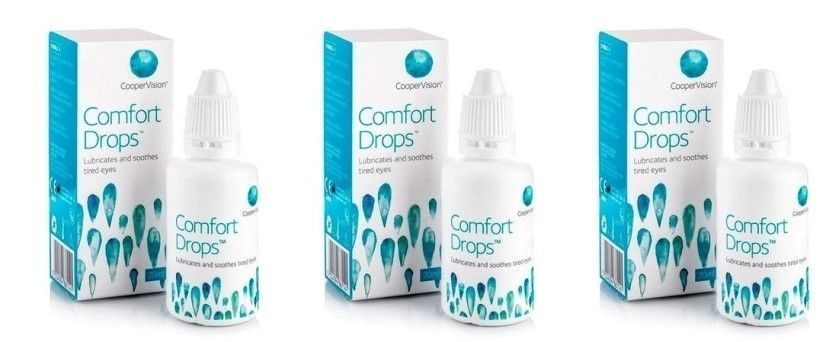 Увлажняющие капли для глаз CooperVision Comfort Drops (КуперВижн Комфорт Дропс), раствор многофункциональный #1