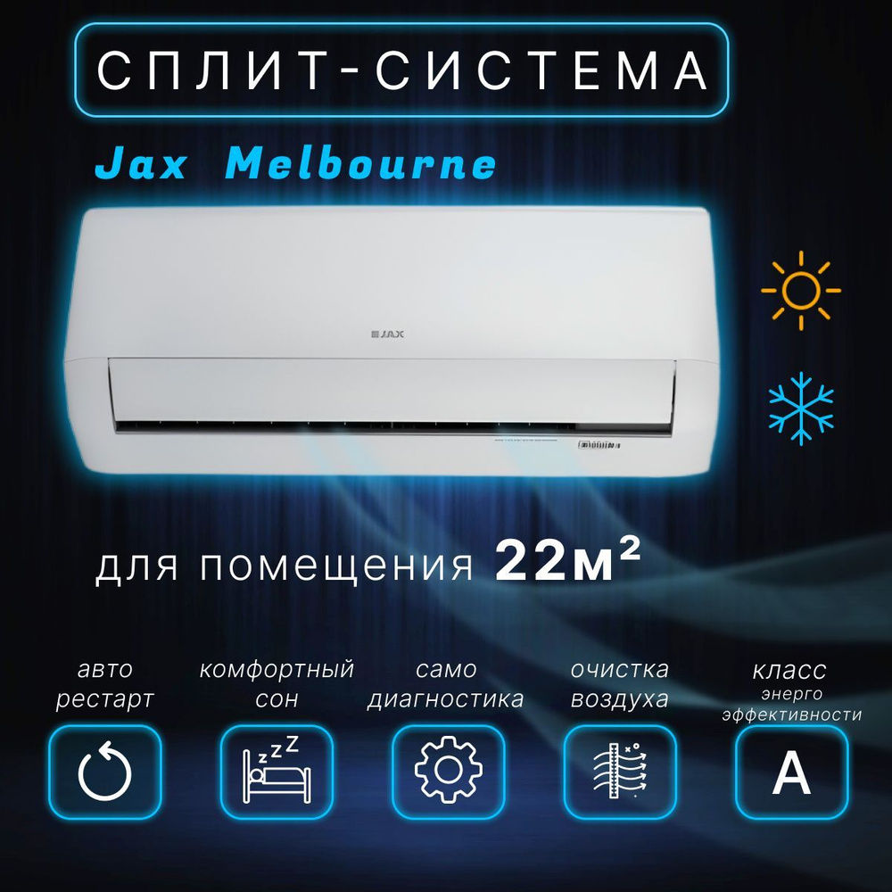 Сплит-система JAX ACM-08HE (завод Gree) серия Melbourne - купить по  доступным ценам в интернет-магазине OZON (264770456)