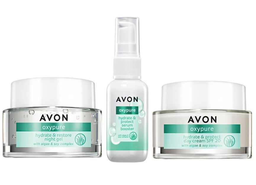 Avon Набор Чистый кислород с экстрактами водорослей и сои: Сыворотка ...