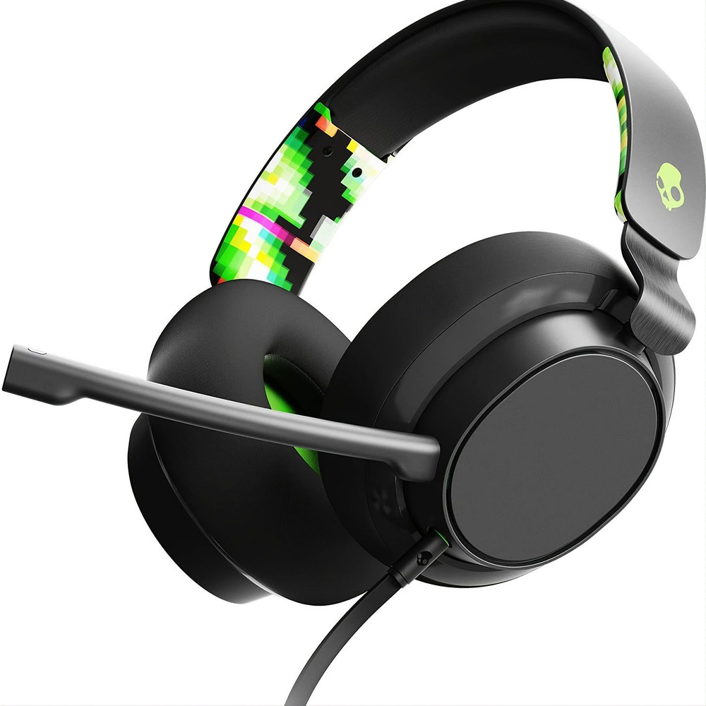 Игровые наушники Skullcandy SLYR, черный, зеленый - купить по доступной ...