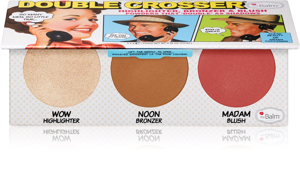 theBalm Double Crosser - палетка для лица / 8,5 g #1