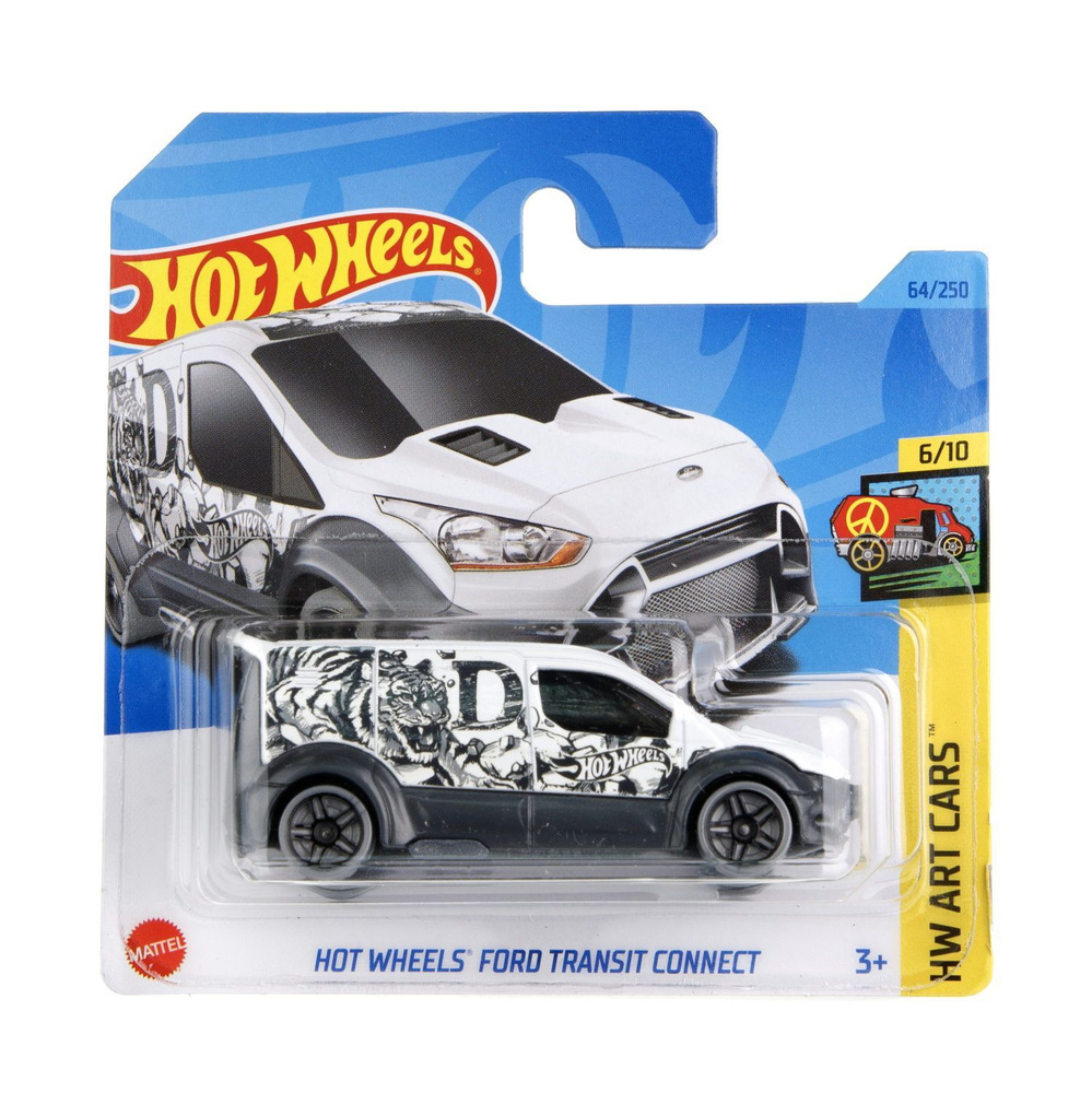 Машинка Hot wheels базовая коллекция в дисплее FORD TRANSIT CONNECT -  купить с доставкой по выгодным ценам в интернет-магазине OZON (1021666029)