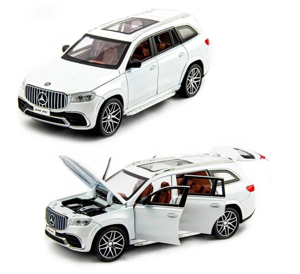 Машинка металлическая Mercedes-benz GLS63 AMG 1:24, Коллекционная ...