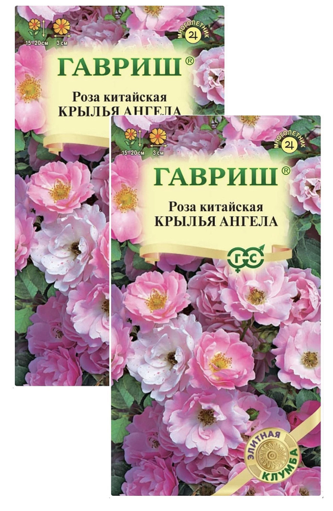 Роза китайская Крылья ангела, 2 пакета, семена 5 шт, Гавриш  #1