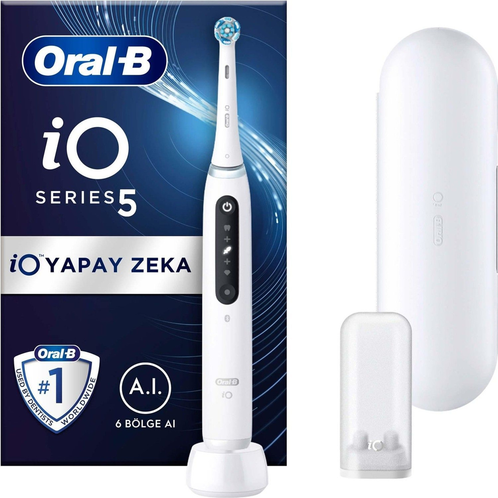 Oral-B Набор электрических зубных щеток iO 5, белый #1