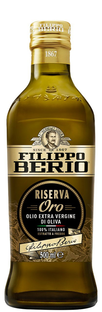 Масло оливковое Filippo Berio Riserva Oro Extra Virgin, 500мл - купить ...
