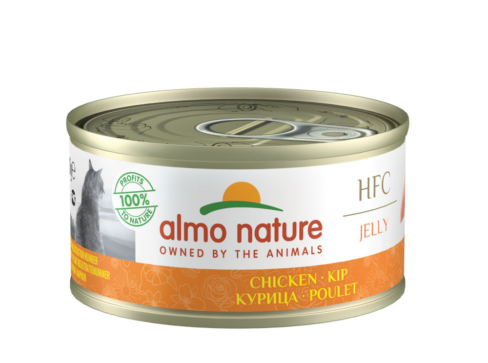 Almo Nature Консервы для Кошек "Курица в желе" Legend HFC Adult Cat Imperial Chicken 24шт*70гр  #1