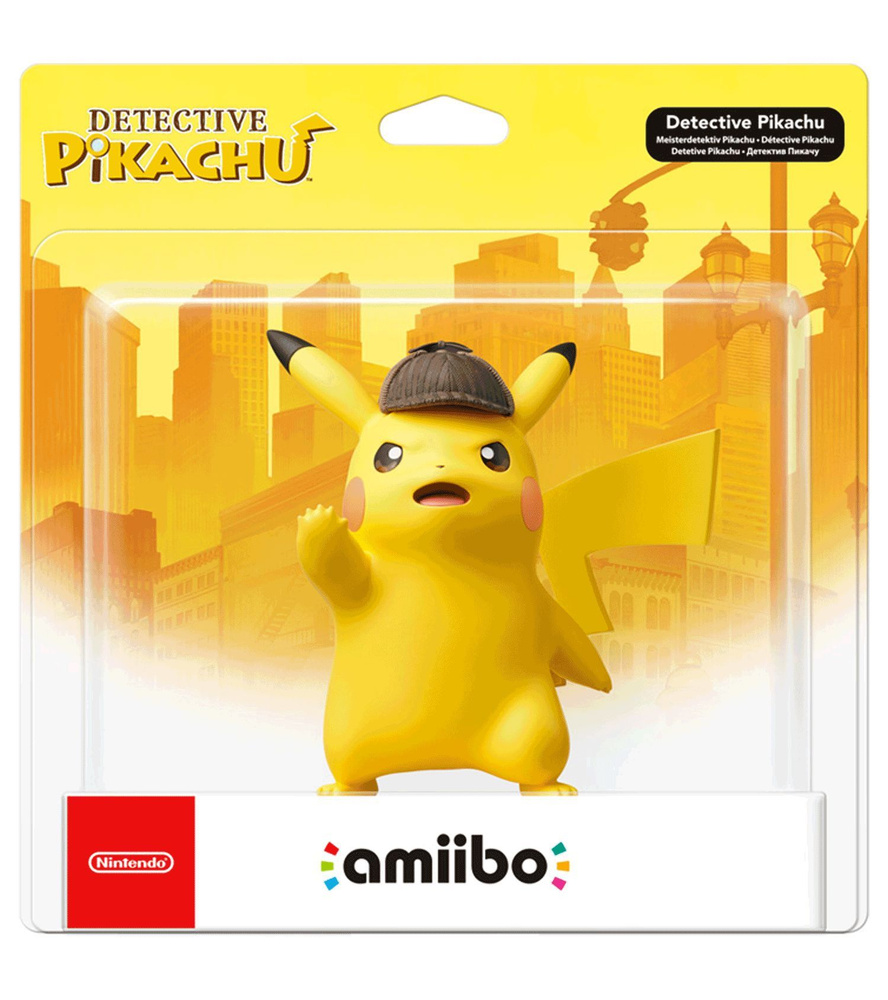 Фигурка Amiibo Detective Pikachu - Детектив Пикачу (серия Pokemon) - купить  с доставкой по выгодным ценам в интернет-магазине OZON (1091719176)