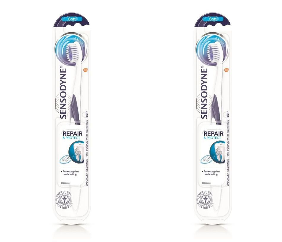 Sensodyne Зубная щетка Repair&Protect Soft, 2 штуки #1