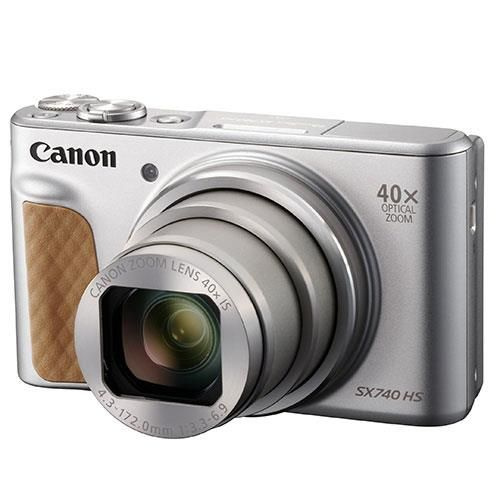 Canon Компактный фотоаппарат SX740, серебристый #1