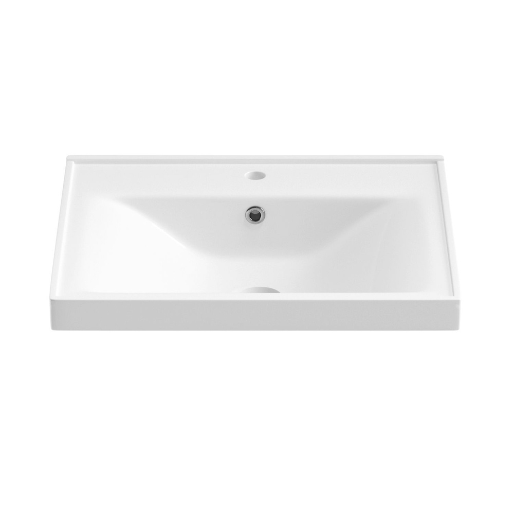 Подвесная/мебельная раковина для ванной Wellsee FreeDom 151103000: прямоугольная, ширина умывальника #1