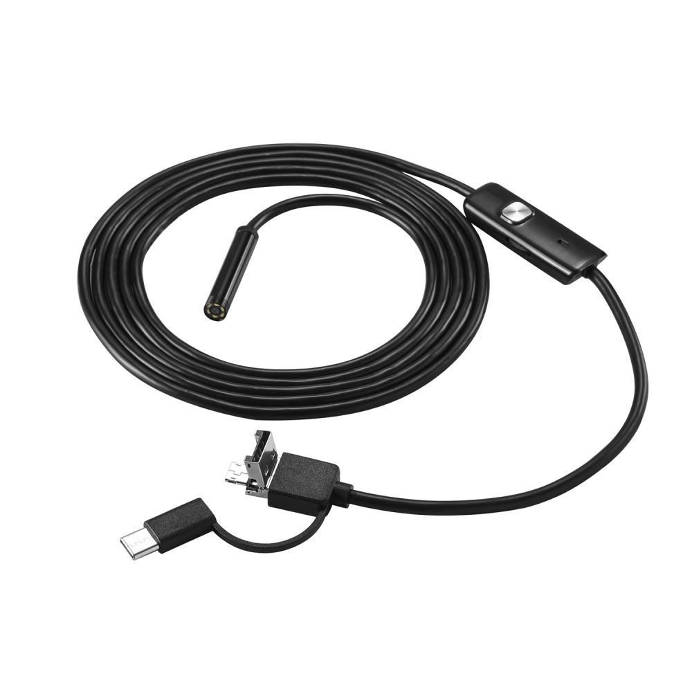 Водонепроницаемый эндоскоп 2м (Micro USB, USB, Type-C) DEKO WEC-2 065-0154 #1