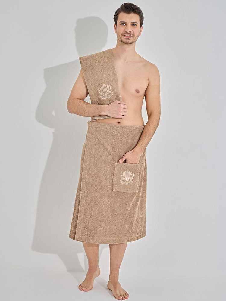 Банное полотенце на липучке Q'ULIK купить в интернет-магазине Wildberries