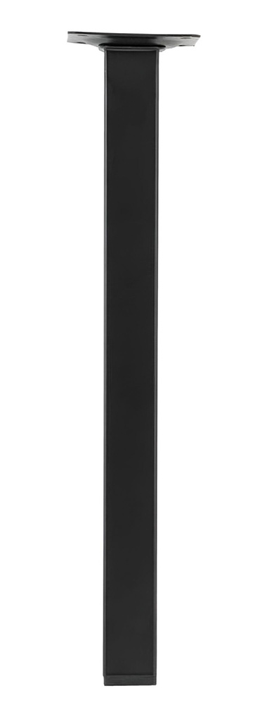 Ножка квадратная 300х25 мм, стальная, черного цвета. Для обновления интерьера вашей гостиной без серьезных #1