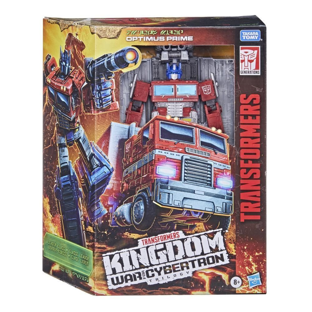 Трансформеры игрушки Hasbro Transformers Kingdom War For Cybertron Trilogy  WFC-K11 Optimus Prime 21cm F0699