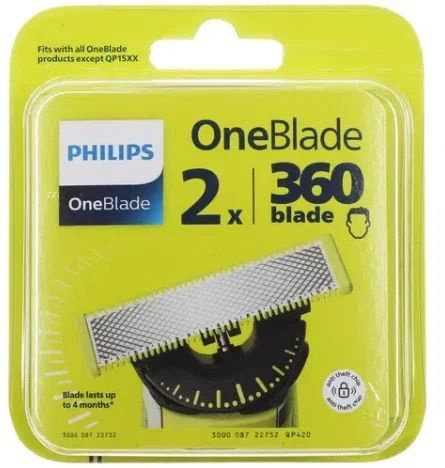 Насадка для триммера Philips Oneblade, сменные лезвия 360 градусов ...