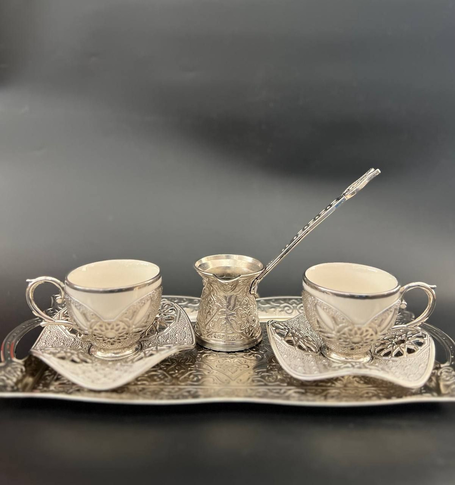 Набор кофейный ACAR "белый", на 2 перс. - купить по выгодной цене в ...