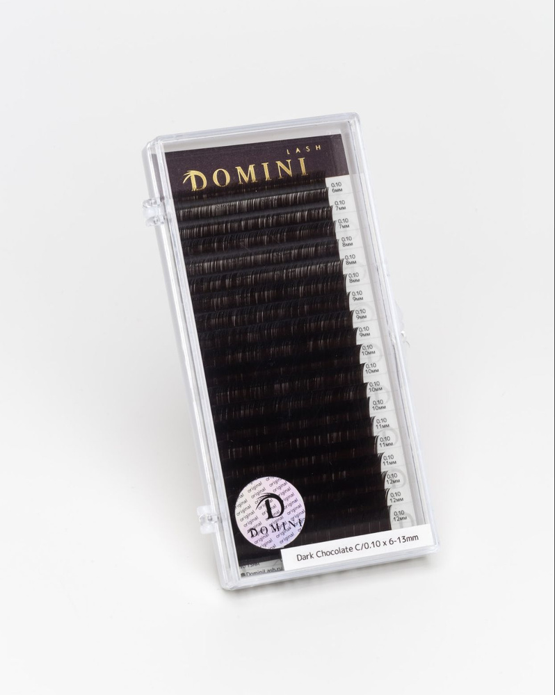 Domini Ресницы для наращивания горький шоколад 6-9/0.10/L new #1