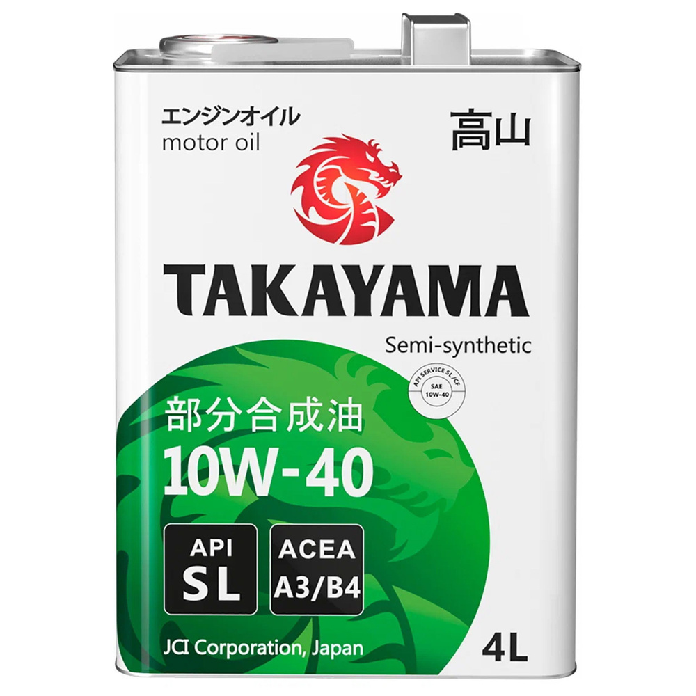 TAKAYAMA Масло 10W-40 Масло моторное, Полусинтетическое, 4 л #1