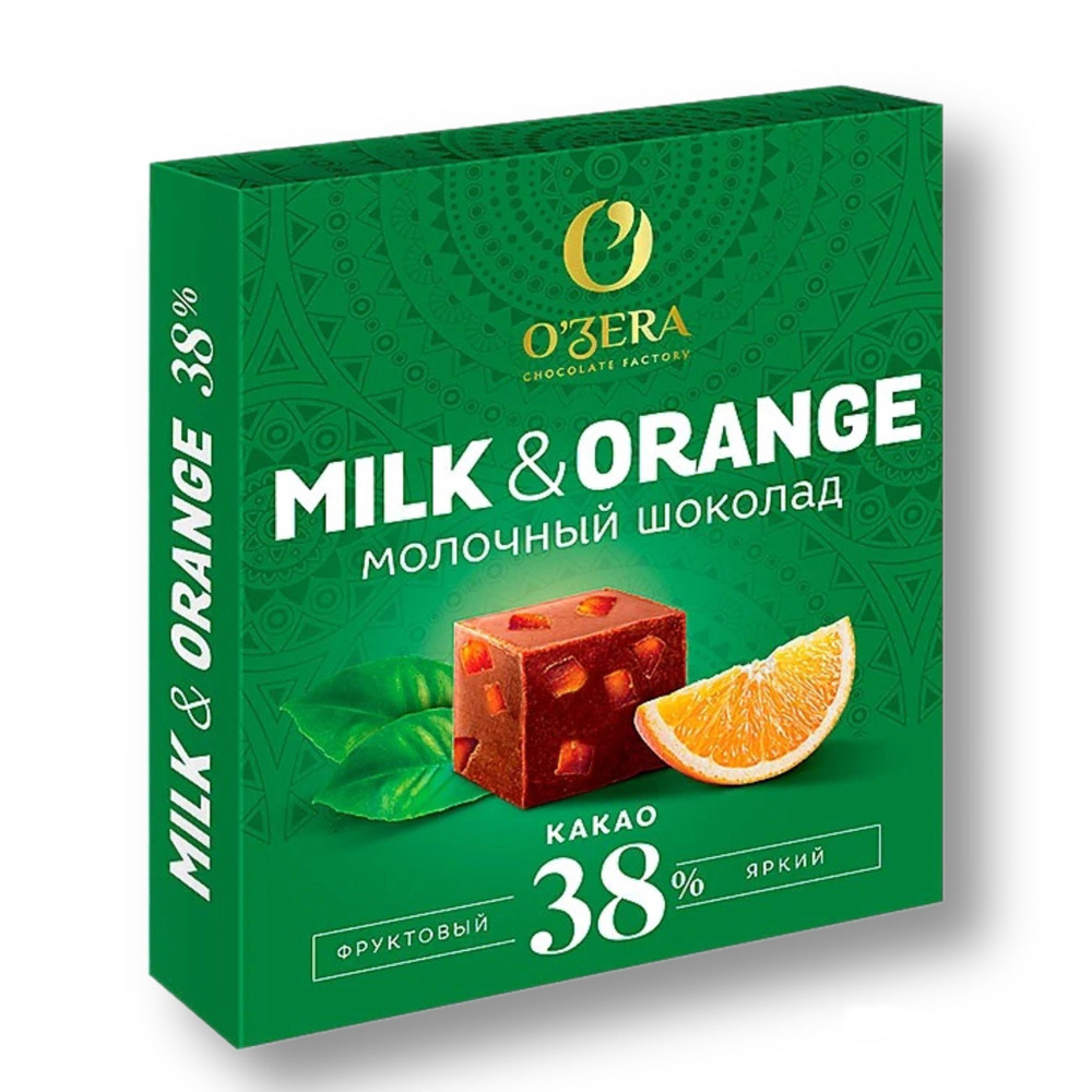 O'Zera, шоколад молочный Milk & Orange, 90 г * 2 шт #1