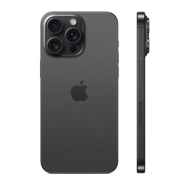 Муляж iPhone 15 Pro Black Titanium / Макет-копия смартфона Айфон 15 Про черный титан / Образец для витрины #1