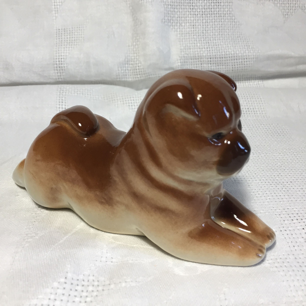 фарфоровая фигурка собаки Чау-Чау ЛФЗ - купить по выгодной цене в ...