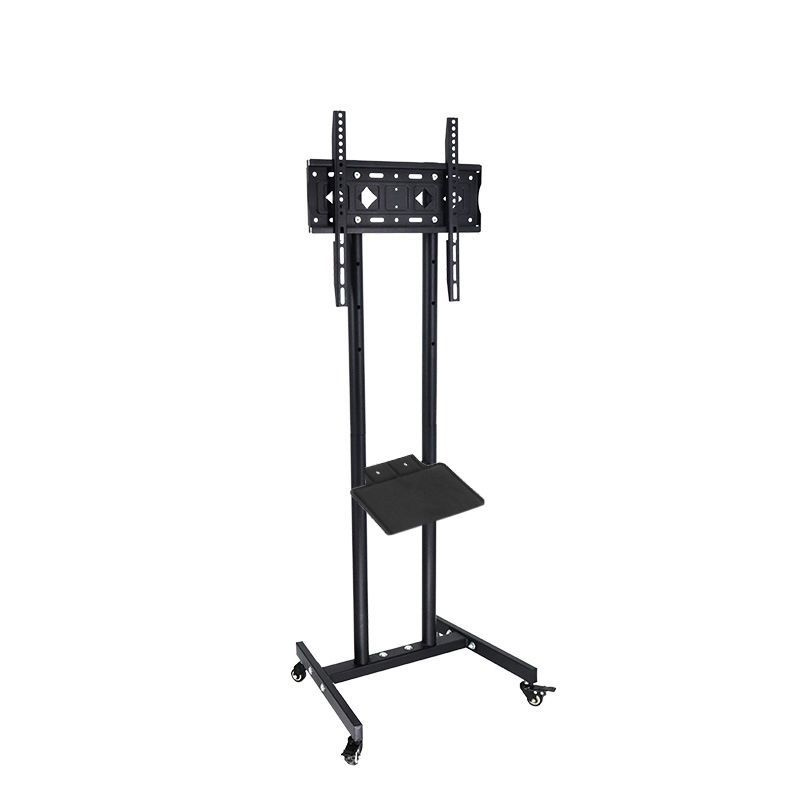 Стойка для телевизора с кронштейном 32"-55", мобильная, чёрнаякупить по ...
