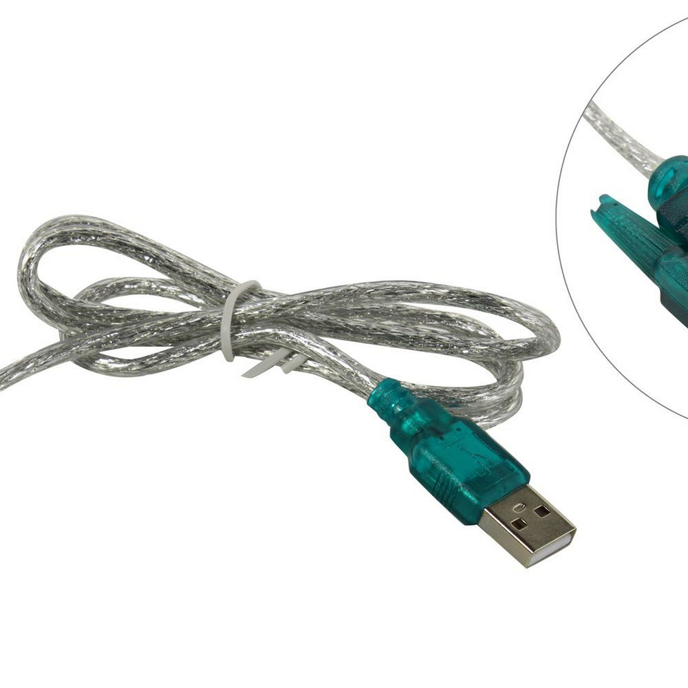 Кабель-адаптер USB -> COM порт RS232 1м. - купить с доставкой по ...