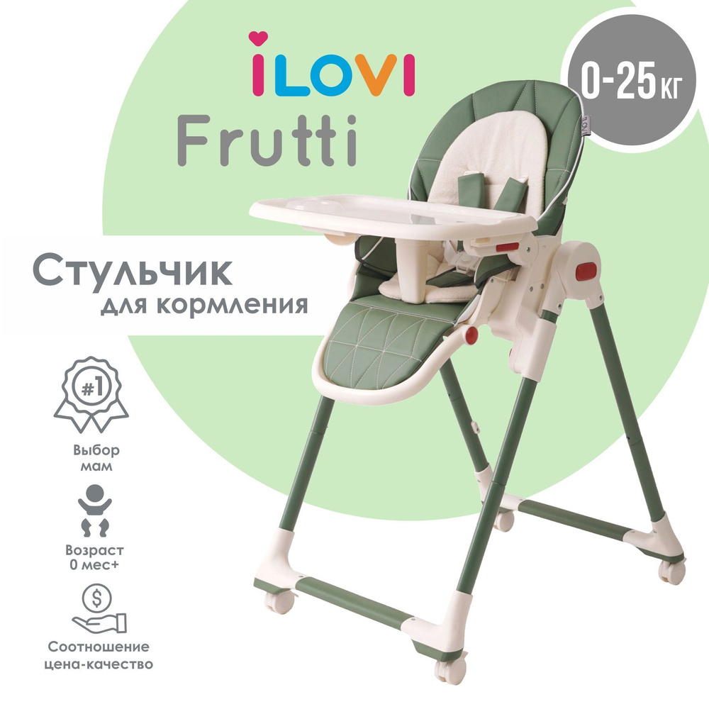 Детский Складной Стульчик для кормления iLovi Frutti Green - купить с ...