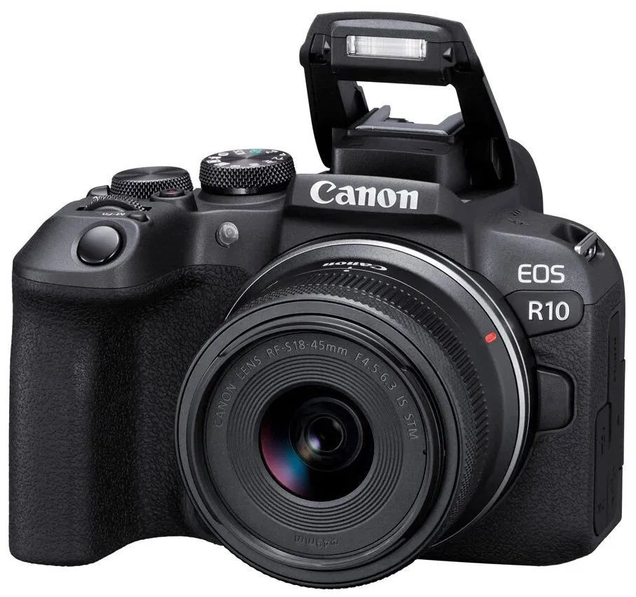 Фотоаппарат Canon EOS R10 Kit RF-S 18-45mm F4.5-6.3 IS STM, черный #1