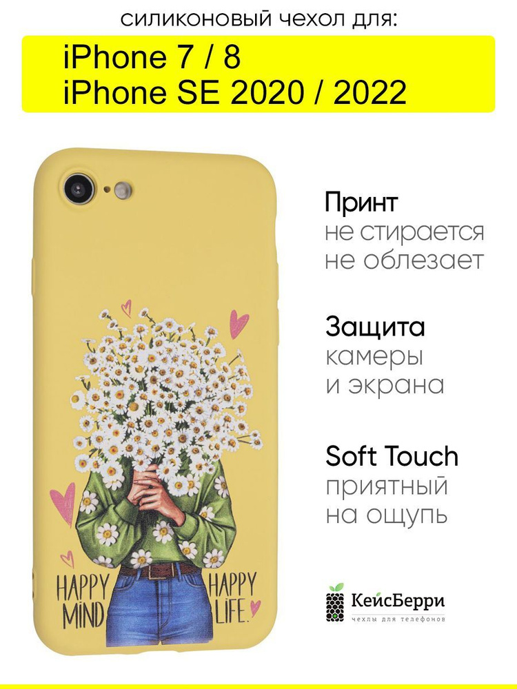 Чехол для iPhone 7, 8, SE 2020, SE 2022, серия Soft #1