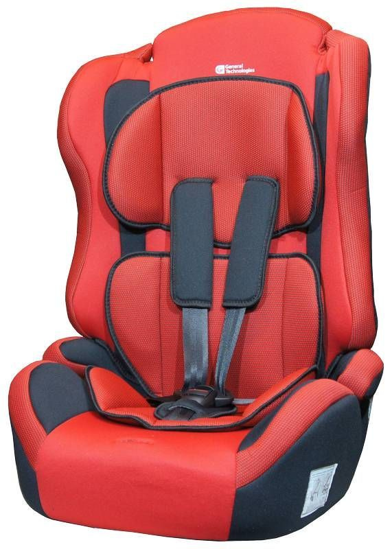 Автокресло детское General Technologies (RS616-RED) красное/гр I/II/III, 9-36 кг,1-12 лет  #1