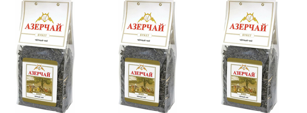 Azercay Черный чай, Букет, 400 г, 3 шт #1