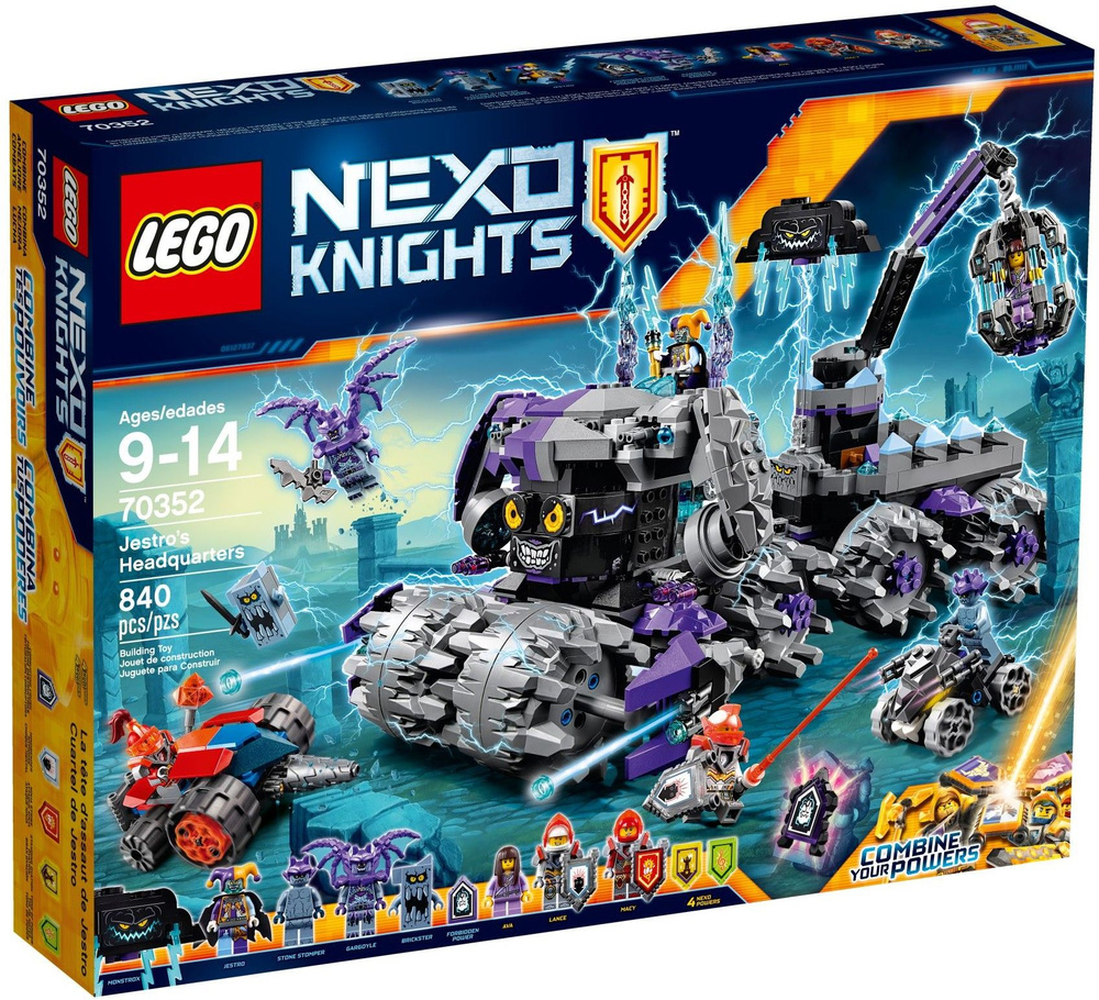 Конструктор LEGO Nexo Knights 70352 Штаб Джестро - купить с доставкой по  выгодным ценам в интернет-магазине OZON (1269979394)