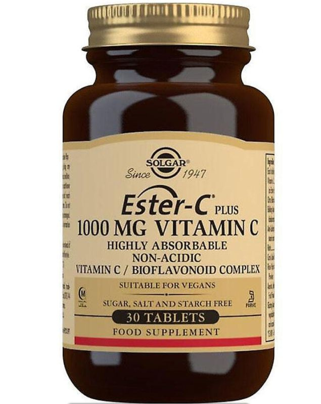 Solgar EsterC Plus Vitamin C 1000 mg Солгар Эстерc Плюс 30 таблеток