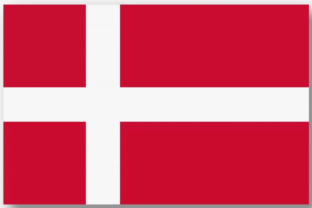 Флаг Дании 50х75 см с люверсами #1