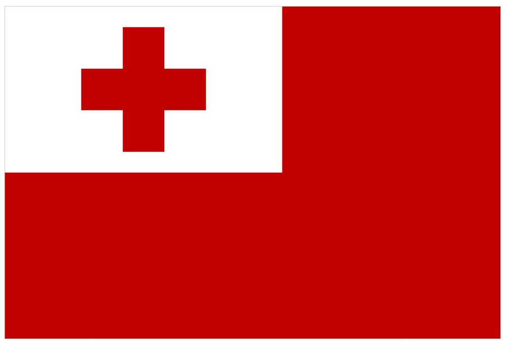 Флаг Тонга 70х105 см #1